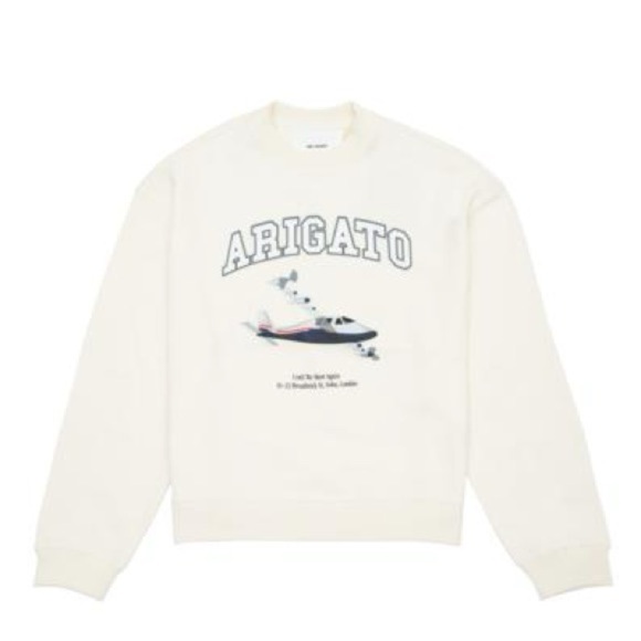 Axel Arigato Tops - Axel Arigato Voyage Logo Printed Crewneck Sweatshirt